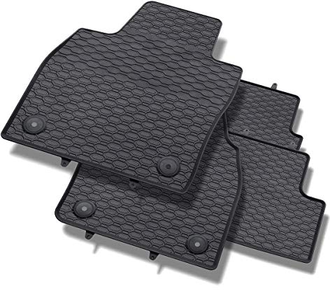 Mossa Alfombrillas de Goma adecuadas para Seat Arona Crossover (2017- ) - Negro - alfombras para Coche