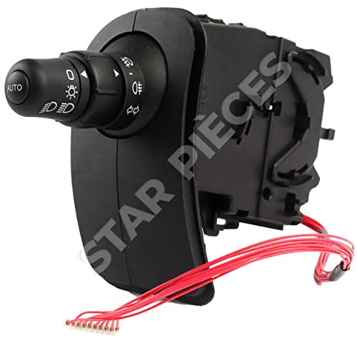 Mando luces compatible para Clio 3, Kangoo 2 y Modus (2005-2012) con luces antiniebla delanteras y traseras | 255405605R | 7701057088 | 7701057089 | 8201590638