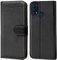 Verco Handyhülle für Samsung M31 Hülle, Klapphülle für Samsung Galaxy M31 Tasche PU Leder Flip Case Brieftasche, Schwarz