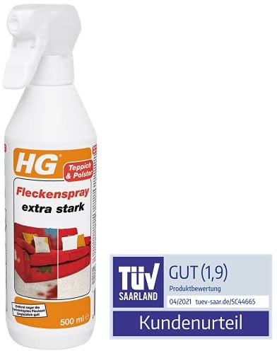 HG Fleckenspray extra stark – ein unglaublich wirksamer Fleckenentferner - 500ml