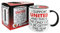 Bomblighters Ceramic I Support Manchester United and This is only Cup Football Mug - Merchandise Gift for Fan