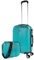 ITACA - Maleta de Cabina 55x40x20 - Maletas De Viaje Cabina Rígidas Trolley con 4 Ruedas Dobles para Avion Ligera Equipaje De Mano Compatible Ryanair, Verde Menta