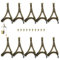 10 Stück Anti Tangle Set, Abstandshalter zum Karpfenangeln Rigs, Karpfenhaken Rig, Anti Tangle Sleeves, Keine Verwicklung, kein Verheddern, nutzbar mit Angelblei, 1er Pack (10 Stück)