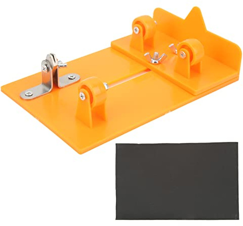 Luqeeg Tagliabottiglie di Vetro, Tagliavetro per Bottiglie, Tagliavetro per Tagliare Vino, Birra, Barattoli di Vetro, Whisky, Bottiglie Rotonde e Ovali(Giallo)