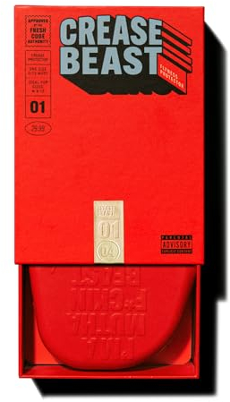 Crease Beast Schuhfaltenschutz Slim Mini Duo Memory Foam Comfort Fit, Schwarz, Regular