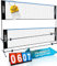 PHIBER-SPORTS Filet de badminton - 420 cm - Hauteur réglable sur 3 positions + tableau d'affichage - Convient également comme filet de tennis, filet de volley-ball, piscine, tennis de football - Sac