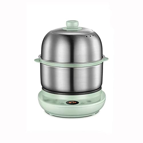 Egg Cooker Household Egg Cooker Double Layer Automatic Power-off Egg Boiler Stainless Steel Timing Egg Cooker with Shear Plate Electric Egg Boiler
