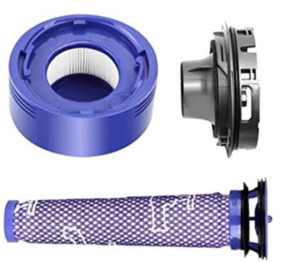 Palumma Coperchio posteriore motore Replacemnet per aspirapolvere Dyson V7 V8, coperchio posteriore motore + filtro posteriore + filtro pre filtro filtro aspirapolvere (posteriore+pre)