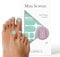 Original Miss Sophie Pedi Wraps I Jade Green Pedicure I 27 ultra-dünne Nagellack-Streifen einfarbig I Für Fußnägel I Hält auf Natur- sowie lackierten, Acryl-, Gel- & Shellac-Nägeln