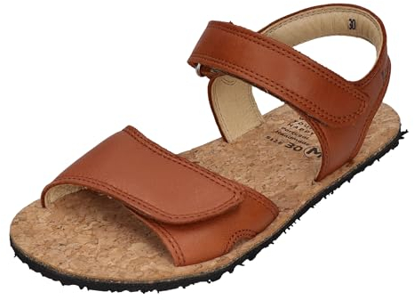 KOEL Barefoot - Kinder Sandalen - Ashley NAPA - Cognac, Größe:26 EU
