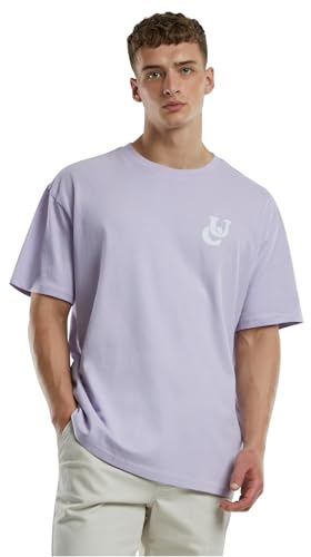 Urban Classics UC Weavy Logo Heavy Oversized Tee Lilac, M