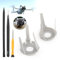 for DJI Mini 4 Pro Gimbal Shock Absorption Rubber Replacement for Mini 4 Pro Damper Rubber Gimbal Camera Shock Absorber Drones Accessories Parts with Repair Tools(Left and Right Rubber)