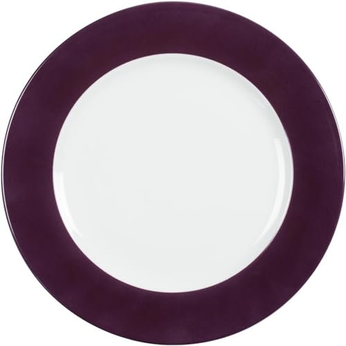 Eschenbach Porzellan Teller flach 20 cm in pflaume