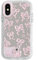 NITITOP Compatible with iPhone XS Max Case Cute Mirror Bow Love Heart Pattern for Women Girls Ribbon Design Shockproof Silver Protective Phone Cover - Light Pink Bow