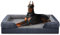 JOEJOY XXL Orthopädisches Hundebett, XXL waschbares Katzenbett Hundekissen mit Wabenstruktur und abnehmbarem wasserdichte Fütterung Schaumstoff hundebett orthopädisch Grau