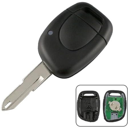 433MHz PCF7946 Chip 1 Botón Llavero a Distancia para Renault Twingo Clio Master Kango 2001-2008 NE72 VAC102 Blade (NE73)
