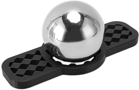 Herramienta de Enfriamiento de Café, Soporte Desmontable, Pelota de Refrigerador de Café de Acero Inoxidable Reutilizable para Cumpleaños, Día de San Valentín, Navidad (Negro)