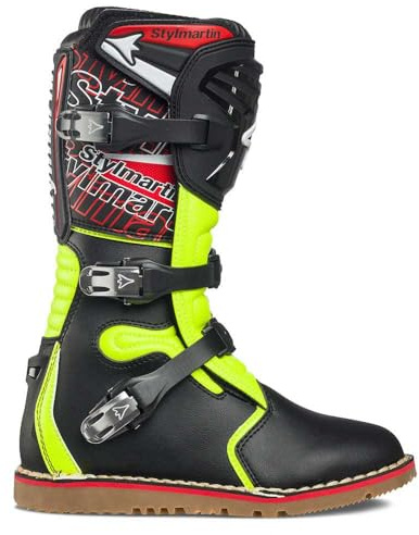Stylmartin Impact Pro stivali da motocross impermeabili, nero/giallo, 44