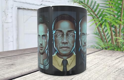 La Huella Taza Breaking Bad Protagonistas. Taza de Café para Fans de la Serie. Yeah, Science!