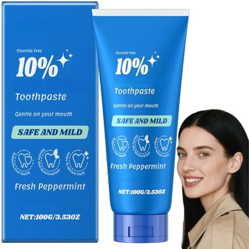 Regenerate Enamel Science Advanced Hydroxyapatite Toothpaste with 10% Nano-Hydroxyapatite for Teeth Whitening,Enamel Repair&Fresh Breath,Mineralising,Fragrance Free Oral Gel for Long-Lasting Care