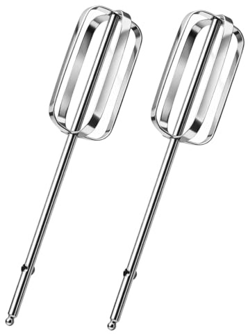 2-Piece Manual Hand Mixer Set for Baking Prep