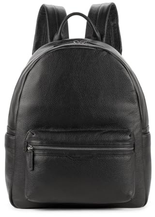Lancaster Damen Taschen Rucksack Paris Noir Cuir Vachette Black Large Schwarz