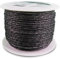 KragoART Crazy Paper 2 mm - 100 m Spindel, Papierkordel mit Drahtkern eignet Sich zum Basteln, Floristik, Dekorieren … (Schwarz)