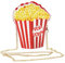 Demiawaking Popcorn Kostüm Umhängetaschen Popcorn Tasche Damen Schultertasche Messenger Bags Handtasche (popcorn)