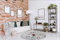Oedim Teppich Mosaik Spiralen PVC | 100 cm x 100 cm | PVC-Teppich | Vinylboden | Heimdekoration