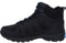 Hi-Tec Raven Mid WP, Stivali da Escursionismo Alti Uomo, Nero (Black/Blue 21), 43 EU