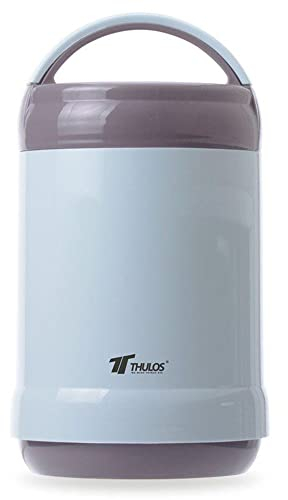 Thulos Fiambrera Termo, Celeste/Marrón, Ø145255 mm