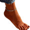 Yean Bracelet de cheville turquoise - Réglable - Bijoux pour femme et fille