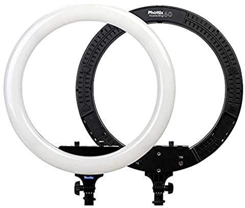 Phottix Anillo de luz LED bicolor Nuada Ring 60 Video (19 pulgadas)