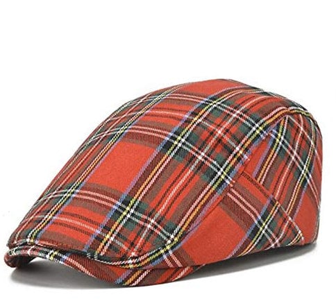 Black Sugar Béret Mixte Bonnet Basque Rouge Ecossais Carreaux Fine Stripe Treillis Bérets Chapeau Visières Casquette