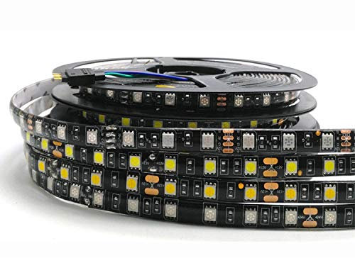 FOLGEMIR 5m LED Strip, Grün 5050 SMD 300 LEDs Streifen, DC 12V, wasserdicht Lichtband, milde Hintergrundbeleuchtung