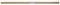 Greenstar SKANA - Manche Bois pour Houe - Œil Rond Ø 45 mm - Longueur 110 cm - Bois Dur Poncé - Prêt-À-L'Emploi