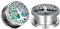 COOEAR Gefälschte Opal-Lebensbaummessgeräte für Ohren, Silber, Schraubverschluss, Upgrade-Plugs und Tunnel, Flesh Stretchers, 8mm bis 25mm.