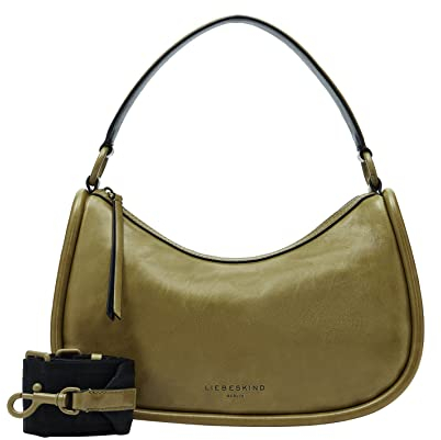 Liebeskind Berlin Damen Fab 2 Crinkled Hobo M, Princess Green, Medium (HxBxT 19cm x 32cm 11cm) EU