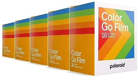 Polaroid Go Color Film - 80 foto - 5 confezioni doppie di pellicola Bulk (6205) - Compatibile solo con fotocamera Polaroid Go