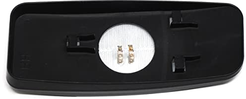 CRISTAL DE ESPEJO RETROVISOR IZQUIERDO INFERIOR TERMICO SOPORTE CUADRADO