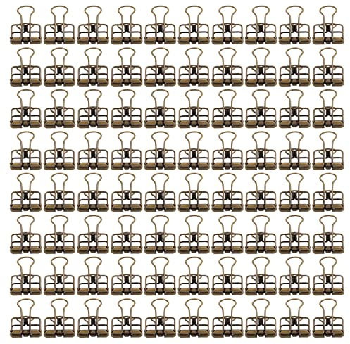 Lot de 80 trombones creux en métal de 19 mm pour documents, travaux manuels, couture, bureau, cuisine, magasins