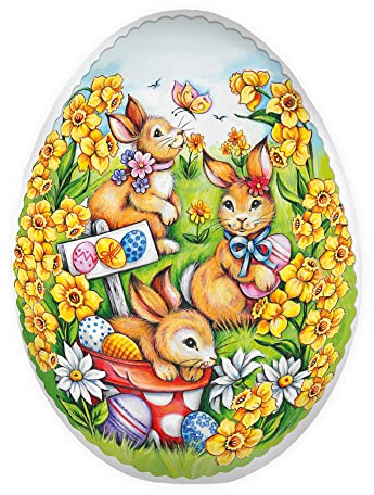 Trötsch Osterei zum Befüllen 15 cm Osterwiese Füllei Pappei