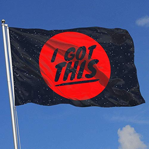 Lustige Outdoor-Garten-Garten-Flagge I Got This Polyester Single Printed Flags 3x5 Ft