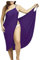 Gellmall Sarong Wrap Oversize Bikini Cover Up Träger Rückenfrei Wickeltuch Strandtuch Urlaub Lange Strandkleider Towel Pareos Lila 4XL