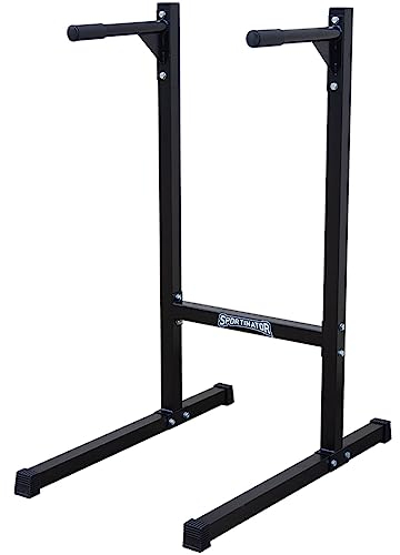 SPORTINATOR® Dip Station Kraftturm Tower Dip Barren Krafttrainingsgerät Fitness Homegym Höhe: 134 cm bis max. 150 kg