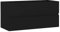 vidaXL Armario para Lavabo Lavamanos Inodoro Aseo Muebles Mobiliario Almacenamiento Estante Robusto Estable Madera Contrachapada Negro 90x38,5x45 cm