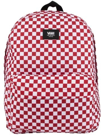 VANS M Old Skool H2O Check Rucksack, Rot/Ausflug, einfarbig (Getaway Solids), M Old Skool H2o Check Rucksack