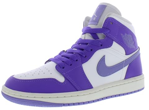 Nike Sneaker Air Jordan 1 Mid da Donna, Action Grape/Sky J Viola, 42 EU