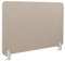 Beliani Schreibtisch Trennwand Akustik Polster beige 130 x 50 cm Schallschutz Split