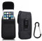 Porta Cellulare da Cintura,Sacchetto Della Clip Verticale Custodia,Fondina Porta Cellulare con Moschettone,Portatelefono da Cinta,Custodia Verticale con Clip per Cintura per Cellulare/Smartphone